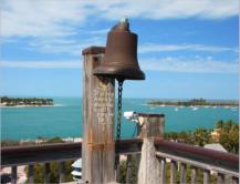auf dem Bell Tower des Shipwreckmuseums in Key West