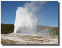 Old Faithful im Yellowstone National Park